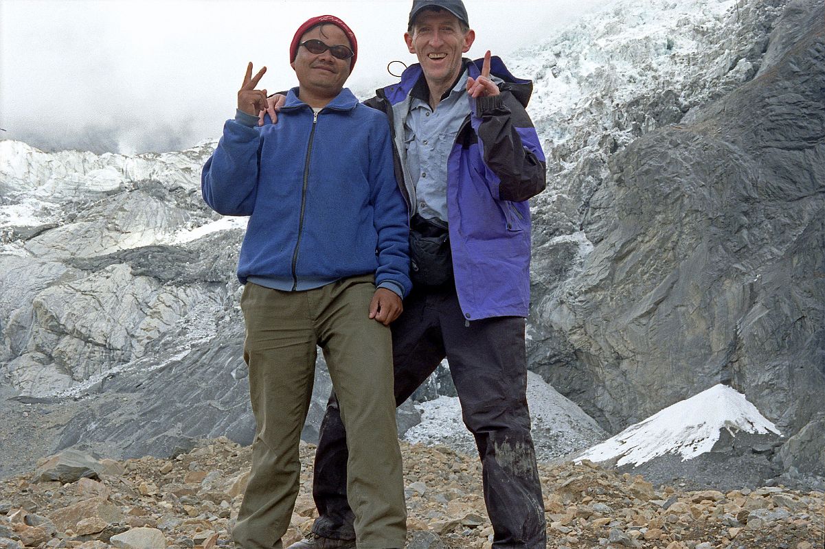 309 Gyan Tamang and Jerome Ryan Near Annapurna North Icefall